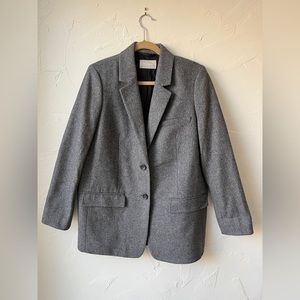 Everlane Oversized Blazer Herringbone